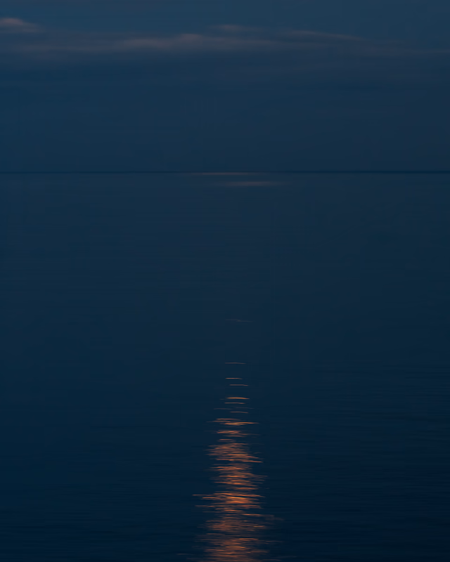 Melted moon, Falmouth Bay