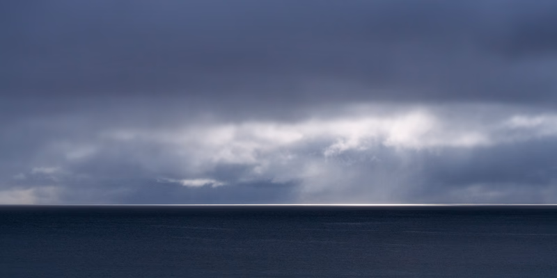 Horizon line, Falmouth Bay