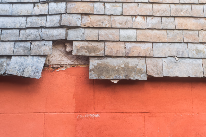 Slate roof, Flushing